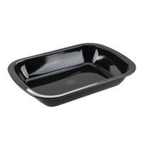 AUFLAUFFORM Metall  - Schwarz, KONVENTIONELL, Metall (39/6/28cm) - Dr.Oetker