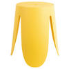 HOCKER in Kunststoff Gelb  - Gelb, Basics, Kunststoff (43/45/43cm) - Leitmotiv