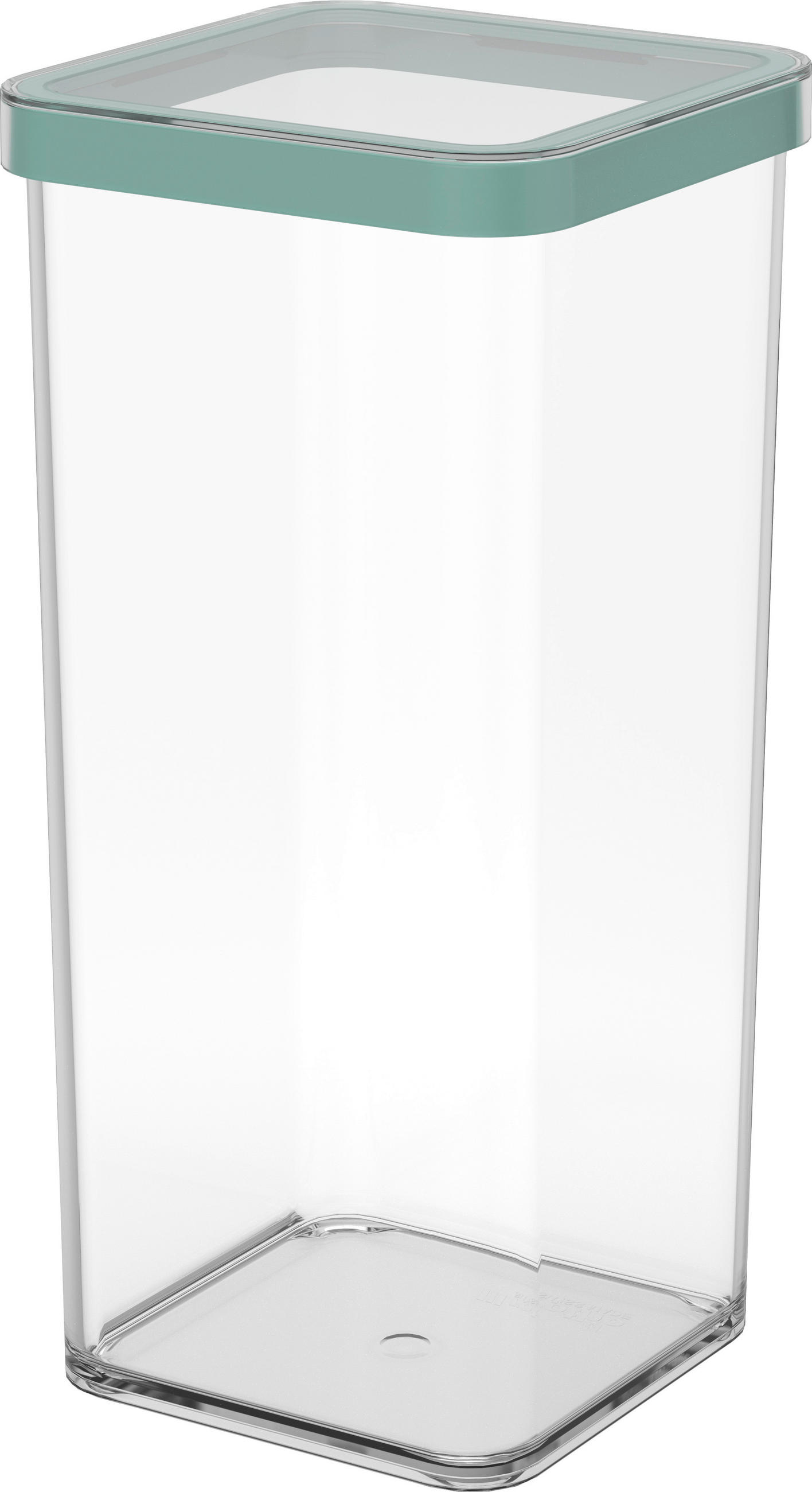 VORRATSDOSE  - Pastellblau/Transparent, KONVENTIONELL, Kunststoff (10/10/21,4cm) - Rotho