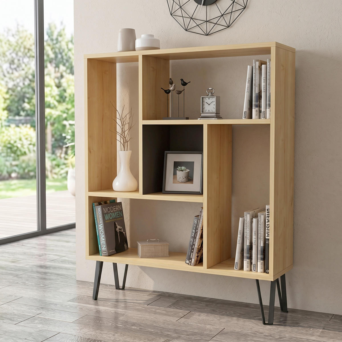 REGAL  90/107,8/25 cm Eichefarben  - Eichefarben, Design, Holzwerkstoff (90/107,8/25cm) - Livetastic