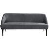 SITZBANK 197/85/72 cm Webstoff Blau Metall  - Blau/Schwarz, KONVENTIONELL, Textil/Metall (197/85/72cm) - Moderano