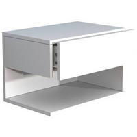 NACHTSCHRANK 45/30/32 cm  - Weiß, MODERN, Holzwerkstoff (45/30/32cm) - MID.YOU