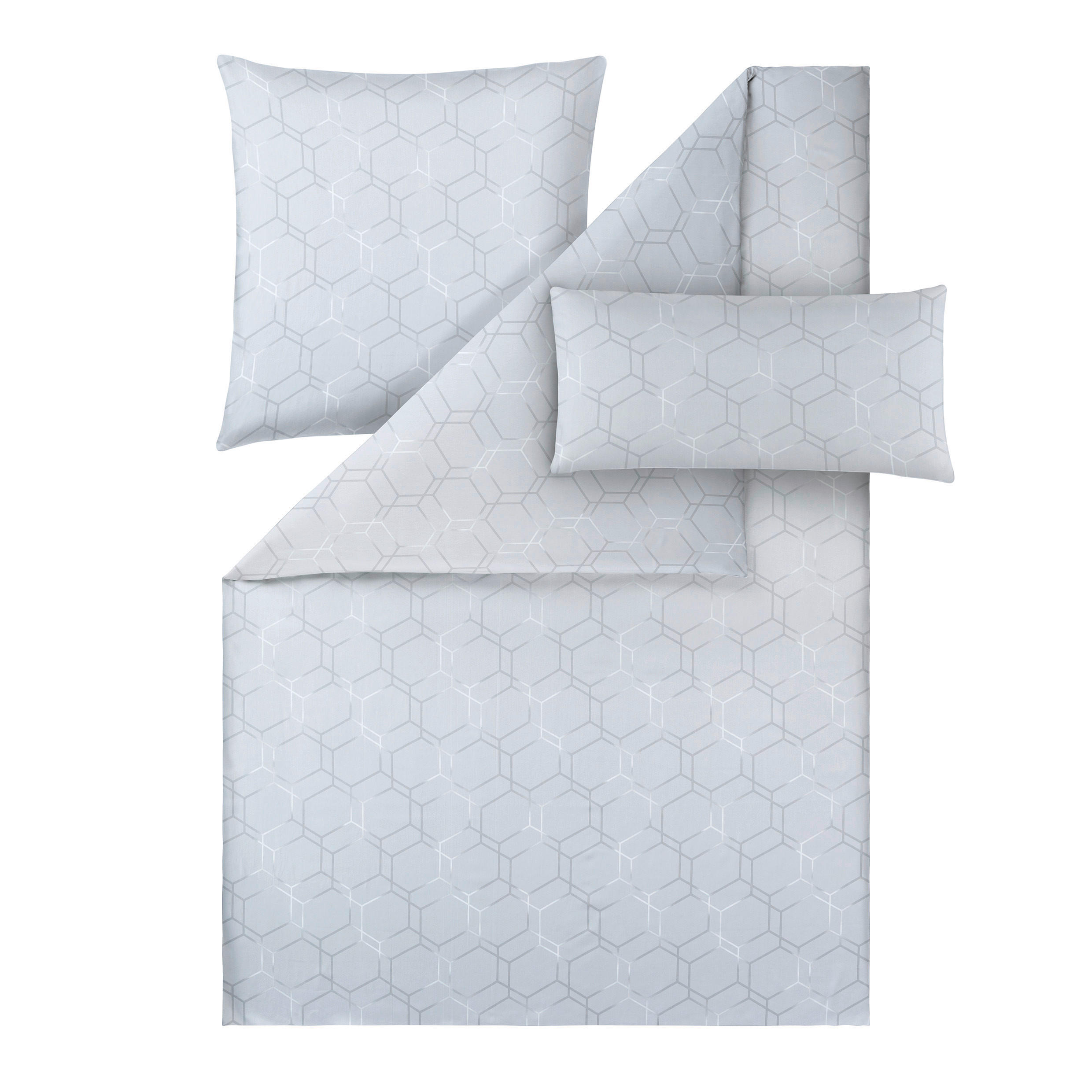 BETTWÄSCHE 3-teilig Guido Makosatin 155/220 cm  - Blau, Design, Textil (155/220cm) - Estella
