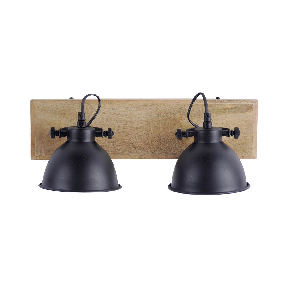 DECKENLEUCHTE SAMIA 44/22/22 cm   - Schwarz, Trend, Holz/Metall (44/22/22cm)