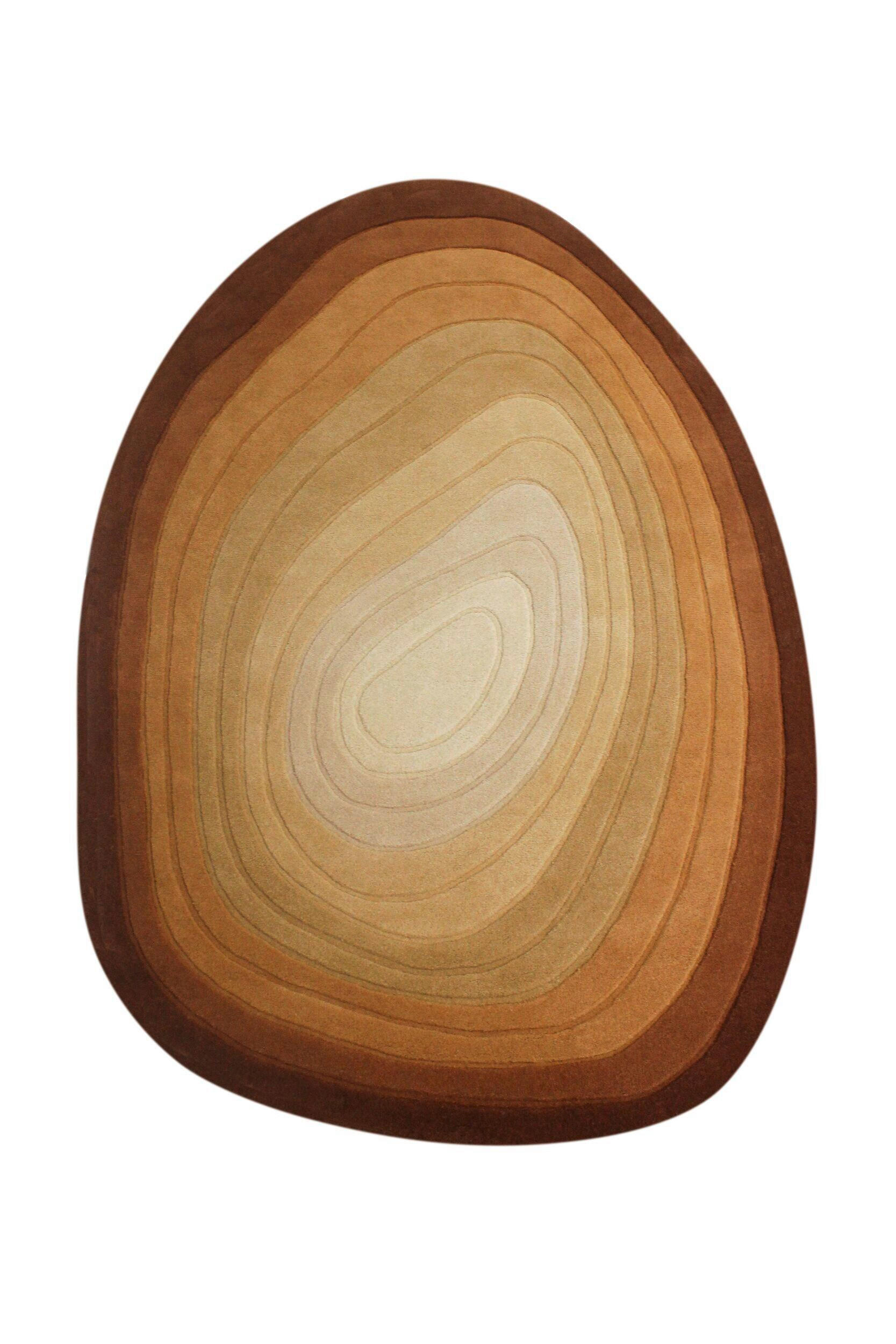 Flair Rugs VLNĚNÝ KOBEREC, 160/230 cm hnědá