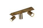 STRAHLER MARLEY   - Messingfarben, Design, Metall (48,0/15,0/9,00cm) - Trio Leuchten