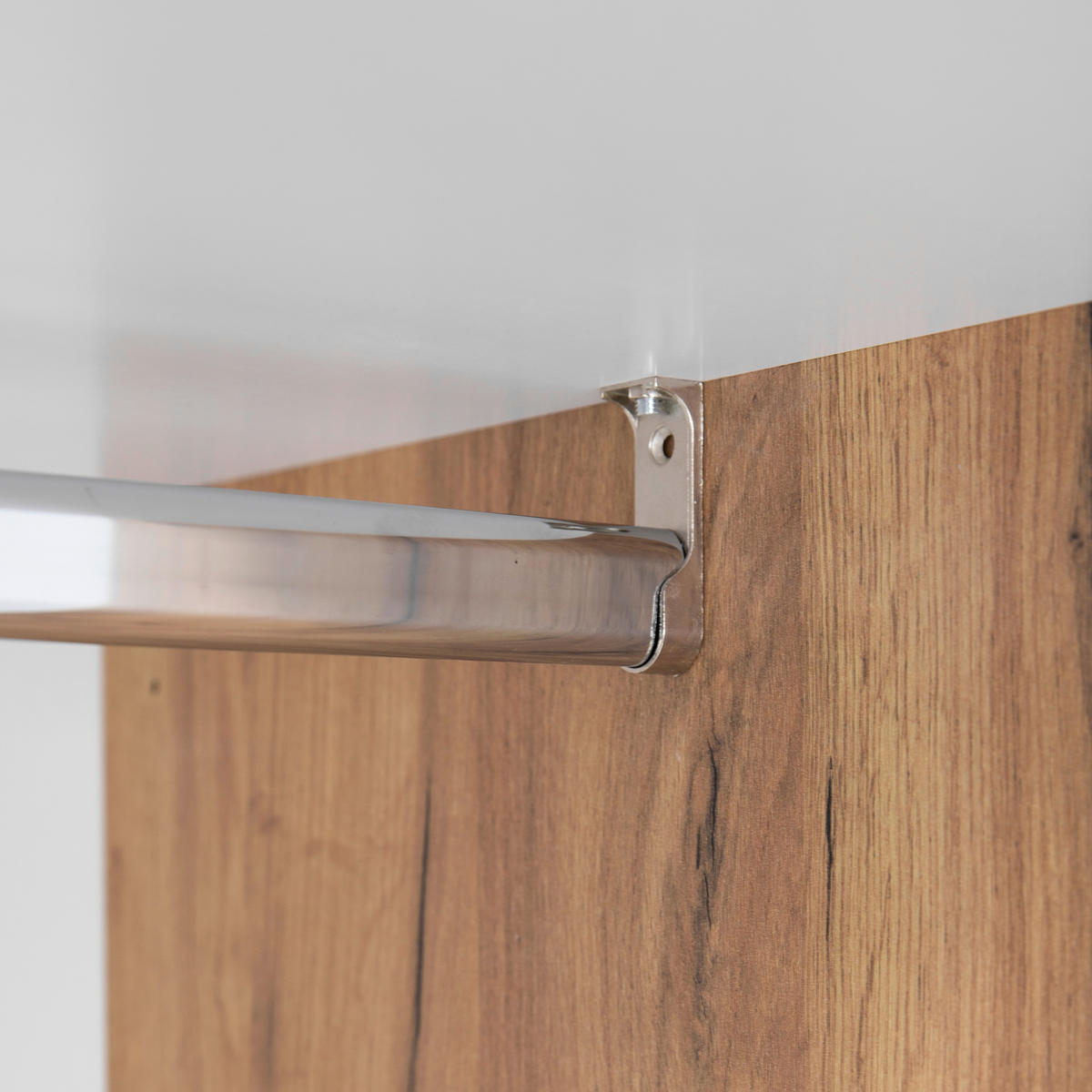 SCHIEBETÜRENSCHRANK 250/210/62 cm 2-türig Eichefarben  - Eichefarben/Schwarz, MODERN, Holzwerkstoff/Metall (250/210/62cm) - MID.YOU