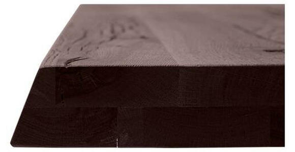 TISCHPLATTE in Holz 160/90/6 cm - Eichefarben/Dunkelbraun, Design, Holz (160/90/6cm) - Waldwelt
