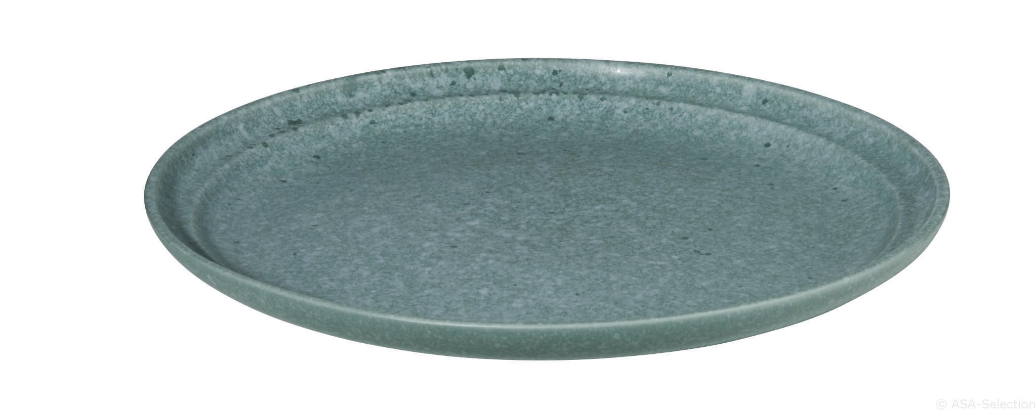 Steinzeug  DESSERTTELLER   - Blau/Grün, Basics, Keramik (21/1,6cm) - ASA