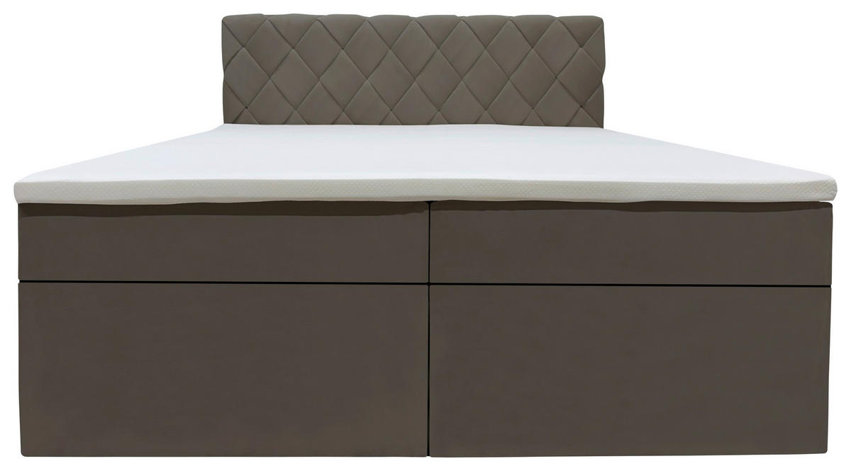 BOXBETT 180/200 cm  in Graphitfarben  - Graphitfarben, MODERN, Textil (180/200cm) - Livetastic