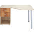 JUGENDSCHREIBTISCH Eichefarben, Hellbraun - Hellbraun/Eichefarben, Design, Holzwerkstoff/Metall (136/74,6/102cm) - Venda