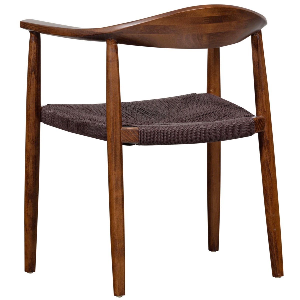 ARMLEHNSTUHL-SET 2 Stück  in  - Dunkelbraun, MODERN, Holz (64/76/53cm) - Livetastic