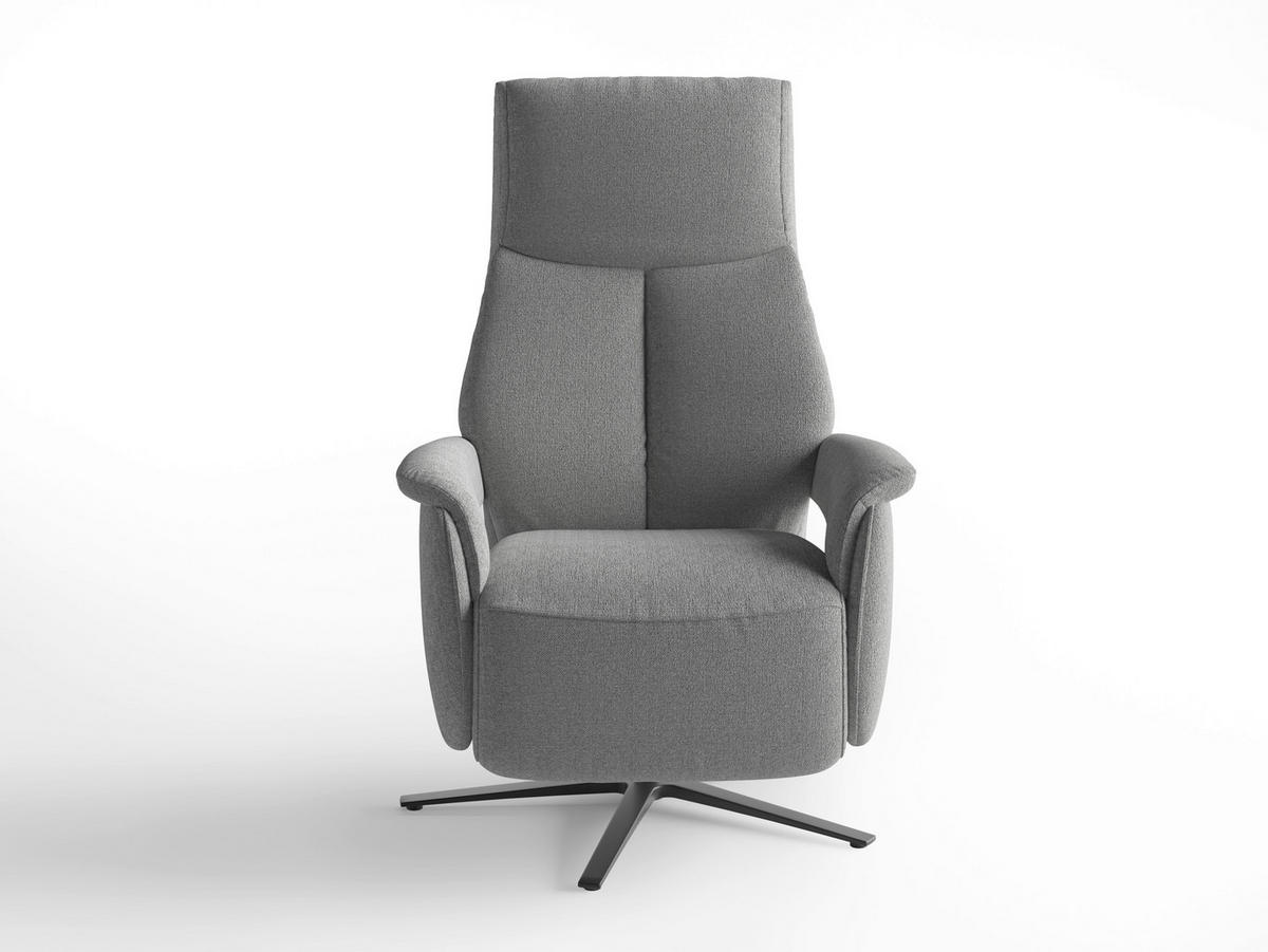 RELAXAČNÉ KRESLO, textil, antracitová - čierna/antracitová, Basics, kov/textil (75/110/85cm) - Sit & More