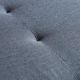 ECKSOFA in Webstoff Anthrazit, Blau  302/187 cm  - Chromfarben/Blau, Design, Kunststoff/Textil (302/187cm) - Carryhome
