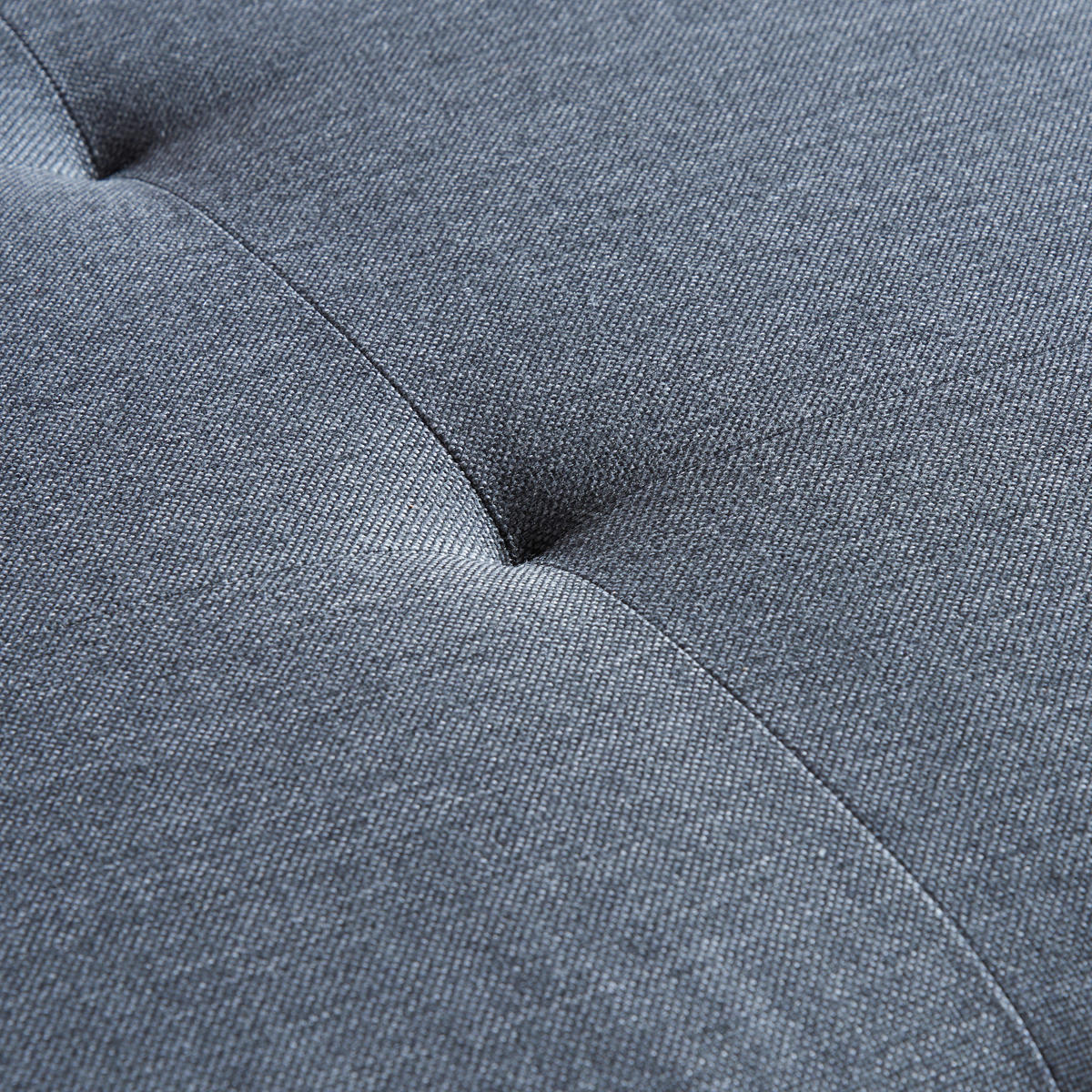 ECKSOFA in Webstoff Anthrazit, Blau  - Chromfarben/Blau, Design, Kunststoff/Textil (302/187cm) - Carryhome