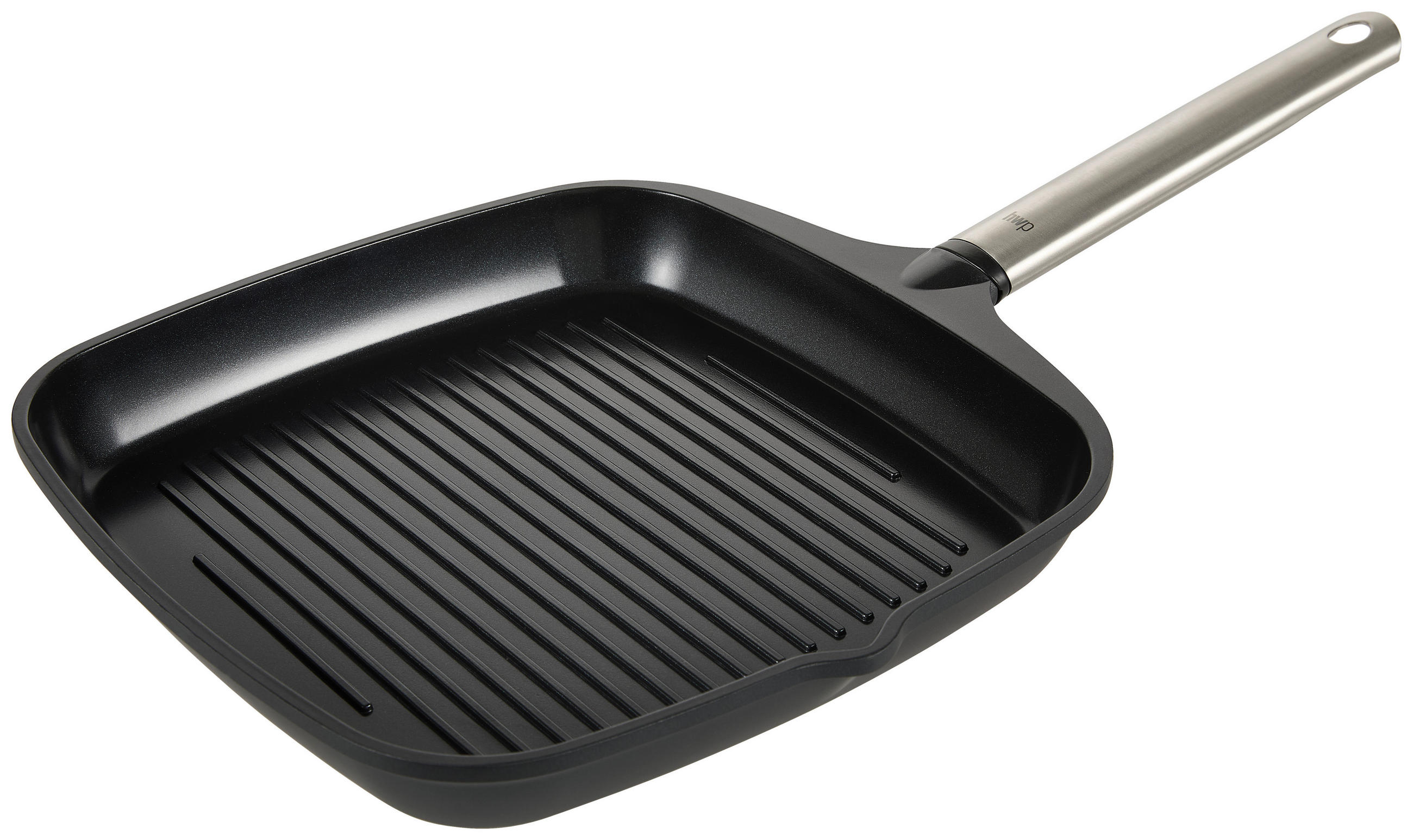 GRILLPFANNE Keramikbeschichtung  - Schwarz, Basics, Metall (28/28/4cm) - Homeware Profession.