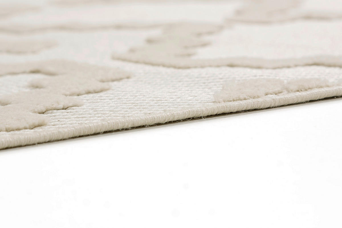 WEBTEPPICH 133/190 cm Summer Creme  - Creme, KONVENTIONELL, Textil (133/190cm) - Schöner Wohnen