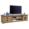 TV-ELEMENT - Naturfarben, KONVENTIONELL, Holz/Metall (200/50/55cm) - Livetastic