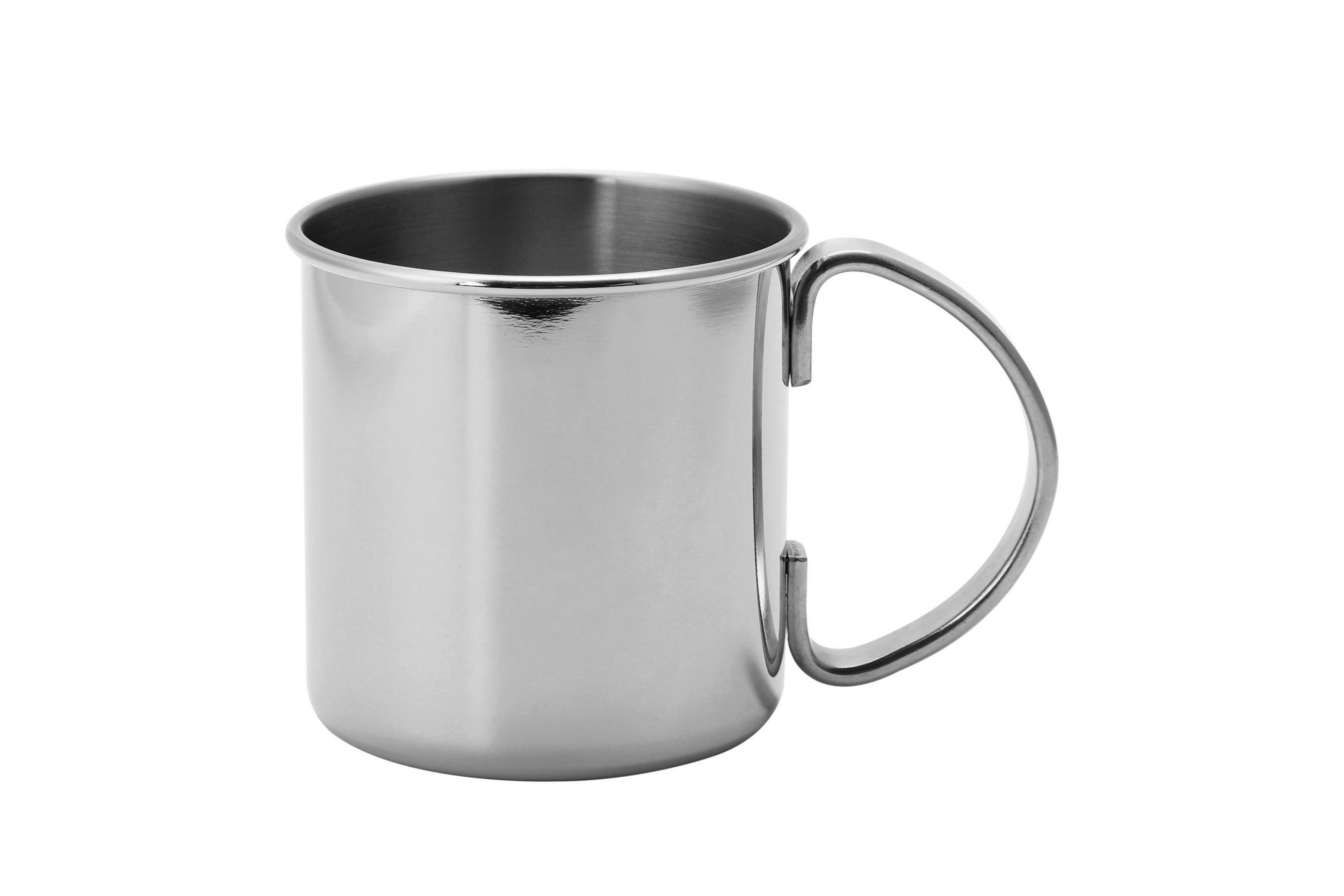 BECHERSET  4-teilig  - Silberfarben, Basics, Metall (13,7/8,9/9cm) - Echtwerk