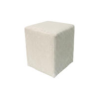 POUF Beige Textil  - Beige, Design, Textil (35/46/35cm) - MID.YOU