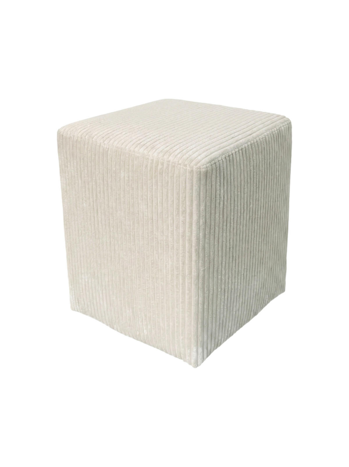 POUF Beige Textil  - Beige, Design, Textil (35/46/35cm) - MID.YOU