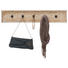 GARDEROBENLEISTE - Anthrazit/Naturfarben, LIFESTYLE, Holz/Metall (80/15/2,5cm) - Landscape GARDEROBENLEISTE - Anthrazit/Naturfarben, LIFESTYLE, Holz/Metall (80/15/2,5cm) - Landscape