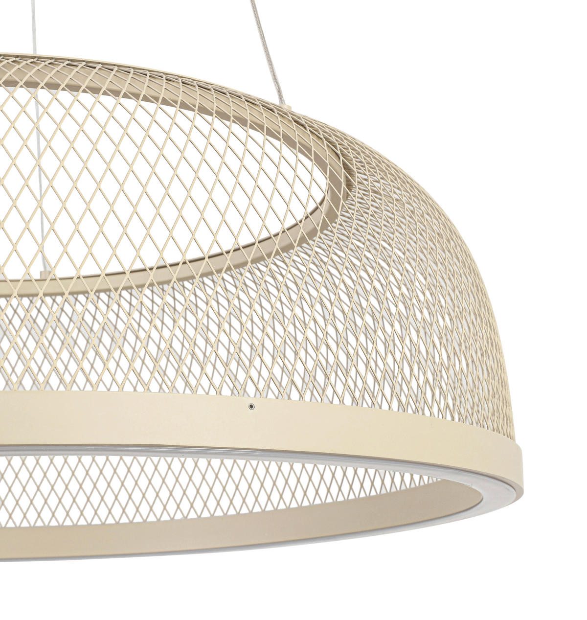 ZÁVĚSNÉ LED SVÍTIDLO, 60,5/175,5 cm  - pískové barvy, Design, kov/plast (60,5/175,5cm) - Novel