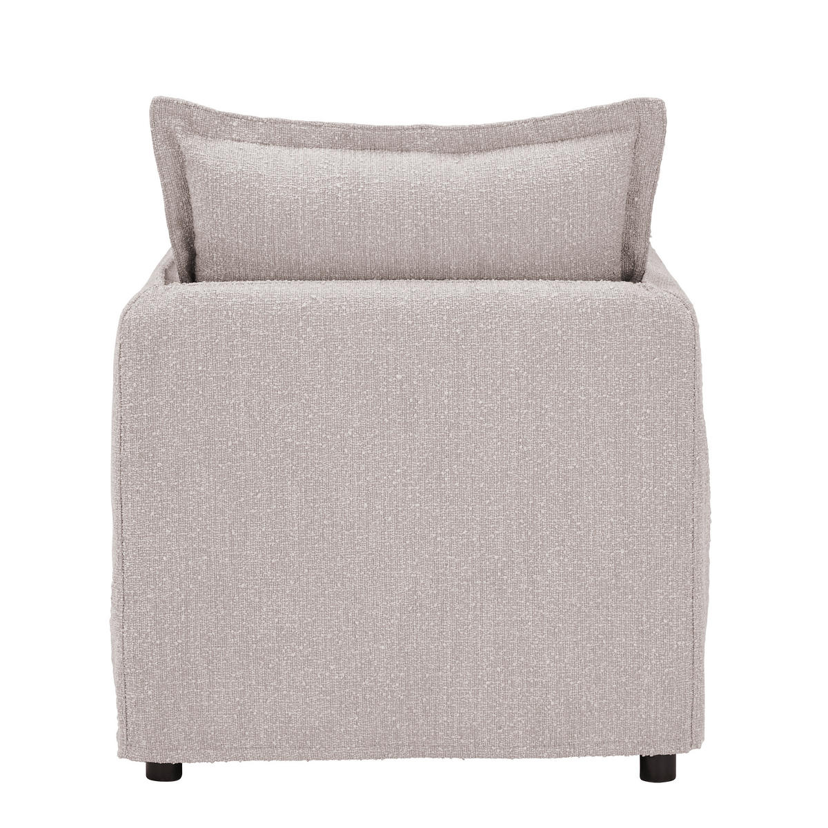 FÅTÖLJ i textil beige  - beige/svart, Trend, metall/textil (120/82/98cm) - Livetastic