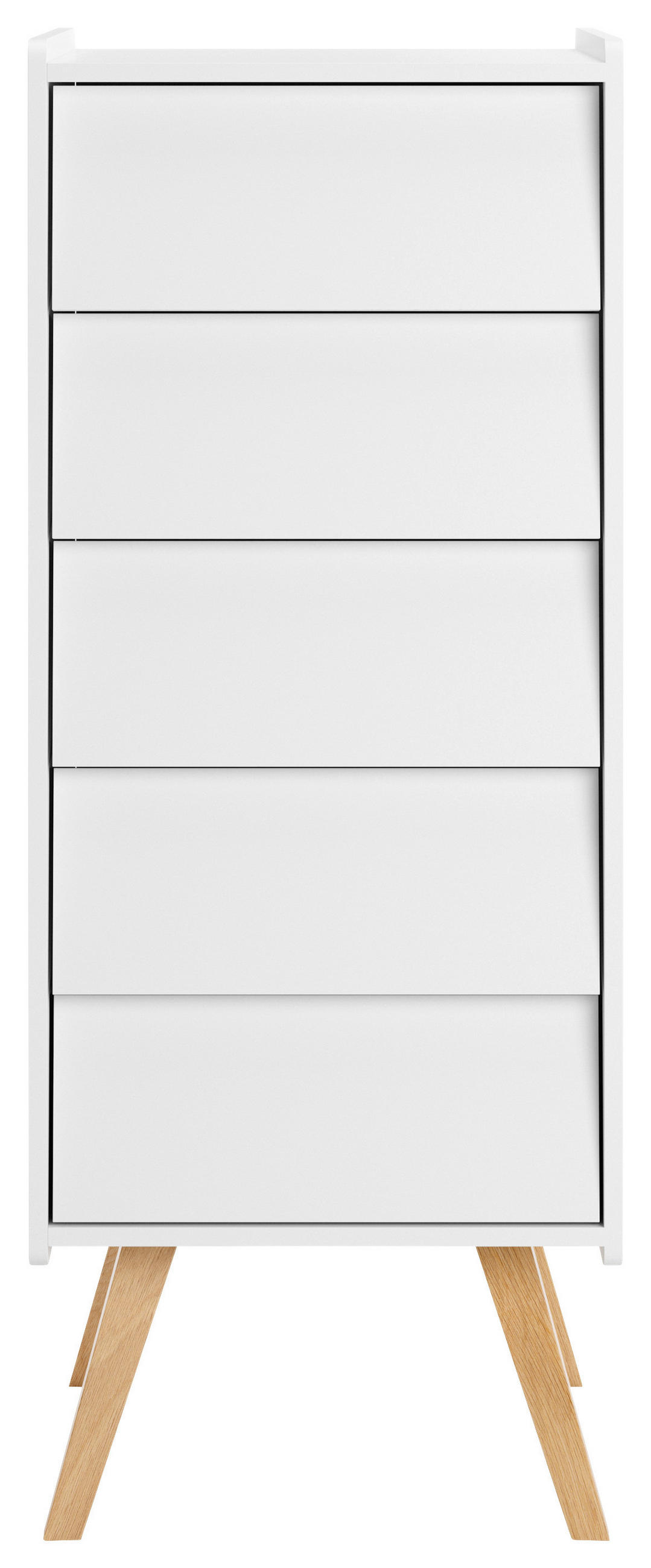 KOMMODE  in 50,3/127,7/40,4 cm  - Weiß, MODERN, Holz/Holzwerkstoff (50,3/127,7/40,4cm) - MID.YOU