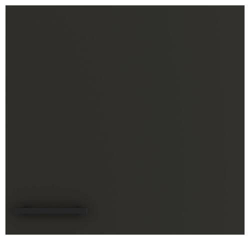 KÜCHENOBERSCHRANK 60/57,6/34,6 cm  in Anthrazit  - Anthrazit/Schwarz, Basics, Holzwerkstoff/Metall (60/57,6/34,6cm) - Optifit