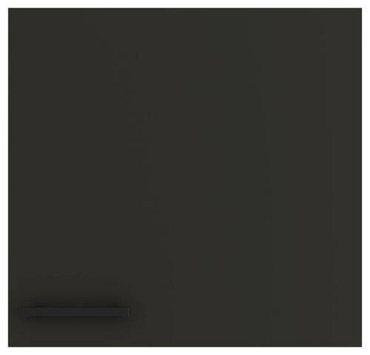 KÜCHENOBERSCHRANK 60/57,6/34,6 cm  in Anthrazit  - Anthrazit/Schwarz, Basics, Holzwerkstoff/Metall (60/57,6/34,6cm) - Optifit
