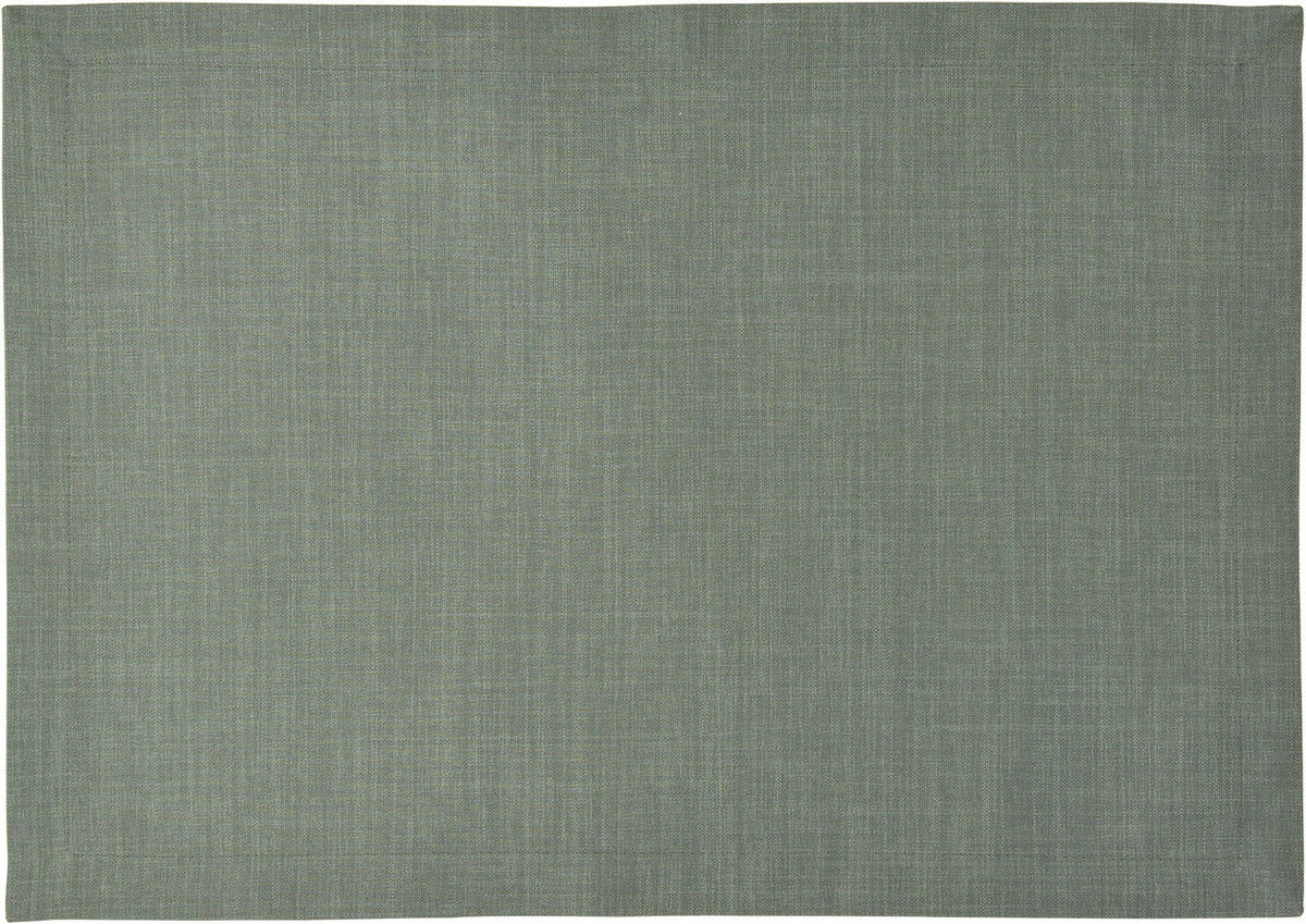 TISCHLÄUFER Textil beschichtet Türkis 50/140 cm  - Türkis, Basics, Textil (50/140cm)