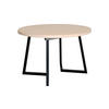 MATBORD i trä, metall 120-210/120-210/75 cm   - vit/svart, Design, metall/trä (120-210/120-210/75cm) - Best Price