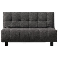 SCHLAFSOFA in Textil Anthrazit  - Anthrazit/Schwarz, Design, Textil/Metall (145/92/102cm) - Novel