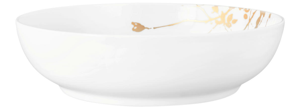 MISKA porcelán keramika 25 cm - biela/zlatá, Basics, keramika (25cm) - Seltmann Weiden