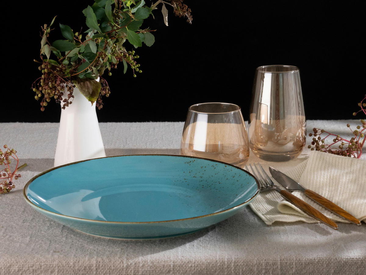 SET MATTALLRIKAR 27 cm  - turkos, Trend, keramik (27cm) - Creatable