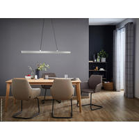 LED-HÄNGELEUCHTE Stripe   - Alufarben, Basics, Metall (6/110-140cm) - Schöner Wohnen