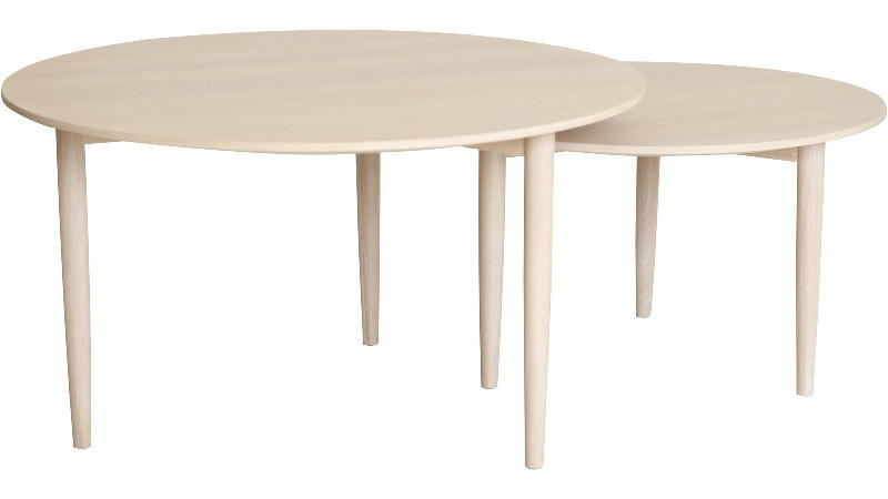 SOFFBORD SET i trä 90/70/90/70/50/42,5 cm  - ek Bianco, Design, trä (90/70/90/70/50/42,5cm) - Best Price