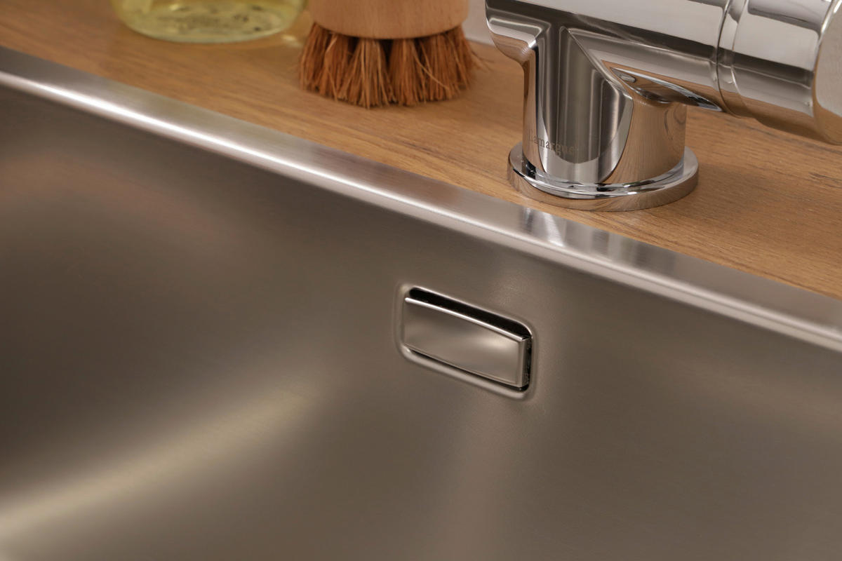 SPÜLE 1720DETROIT59X435  - Edelstahlfarben, Trend, Metall (59/22,5/44cm) - Respekta