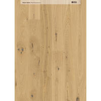 Landhausdiele Bergeiche pure  per  m² - Eichefarben/Weiß, Trend, Holz (180/17,5/1,1cm) - Waldwelt