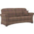 SITZGARNITUR Webstoff Braun - Braun, LIFESTYLE, Holz/Textil (194/89/84cm) - Elegando