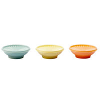 SCHÜSSELSET 3-teilig  - Hellgelb/Orange, Basics, Kunststoff (0,4l) - Fackelmann