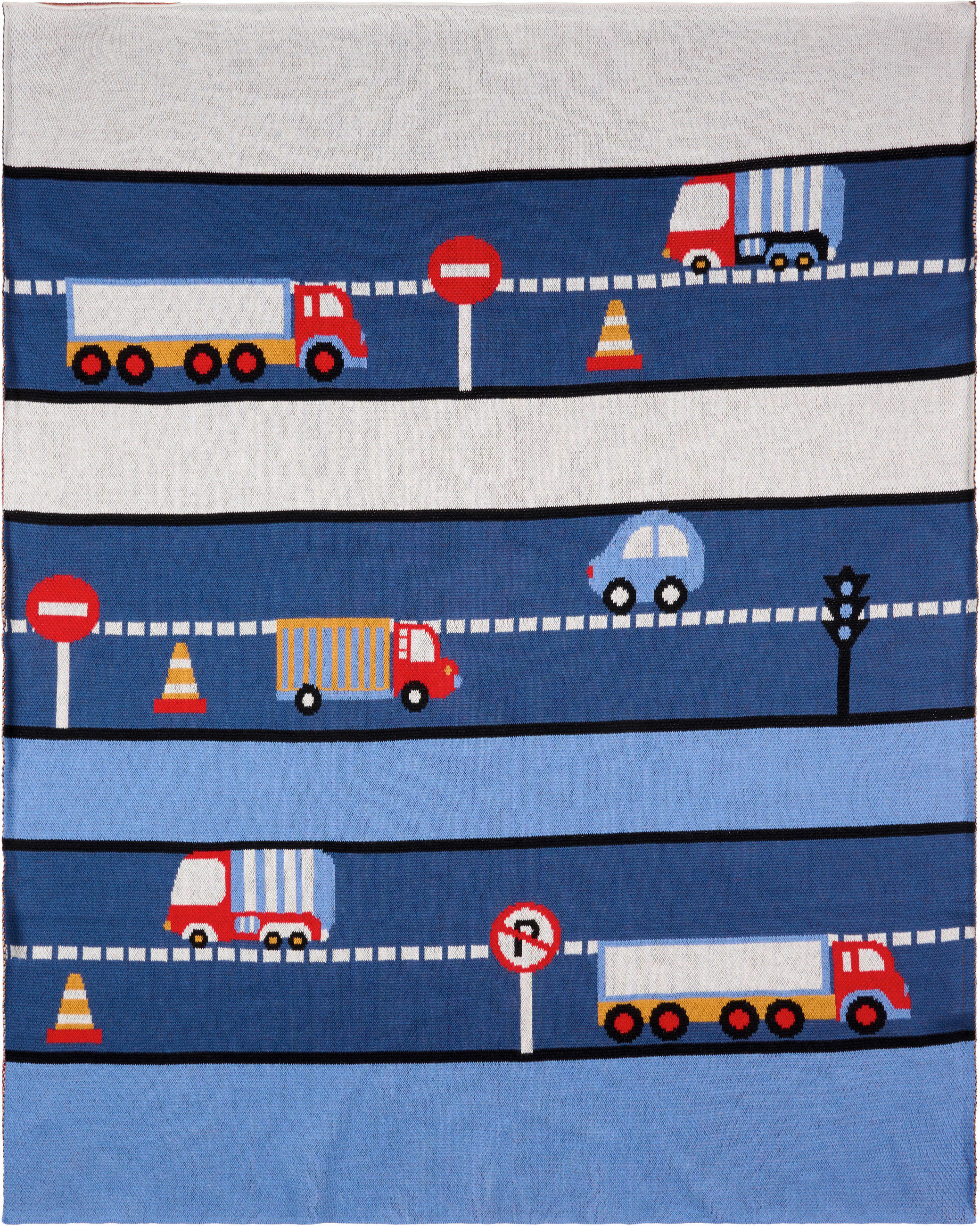 Patinio Schmusedecke On the Road Mehrfarbig 80x100 cm