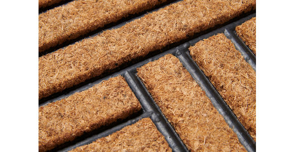 KOKOSMATTE 45/75 cm Mix Mats  - Hellbraun/Schwarz, Basics, Naturmaterialien/Kunststoff (45/75cm) - Esposa
