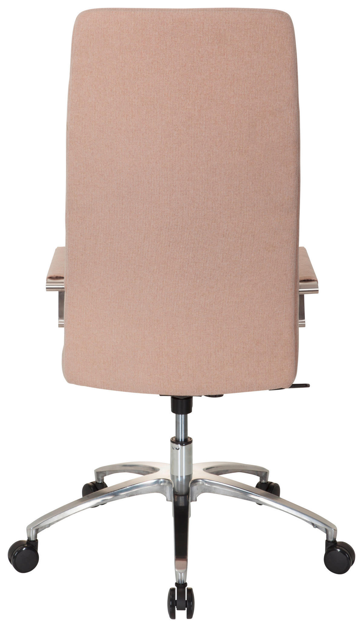 DREHSTUHL Flachgewebe Beige  - Beige/Alufarben, MODERN, Kunststoff/Textil (56/131/67cm) - MID.YOU