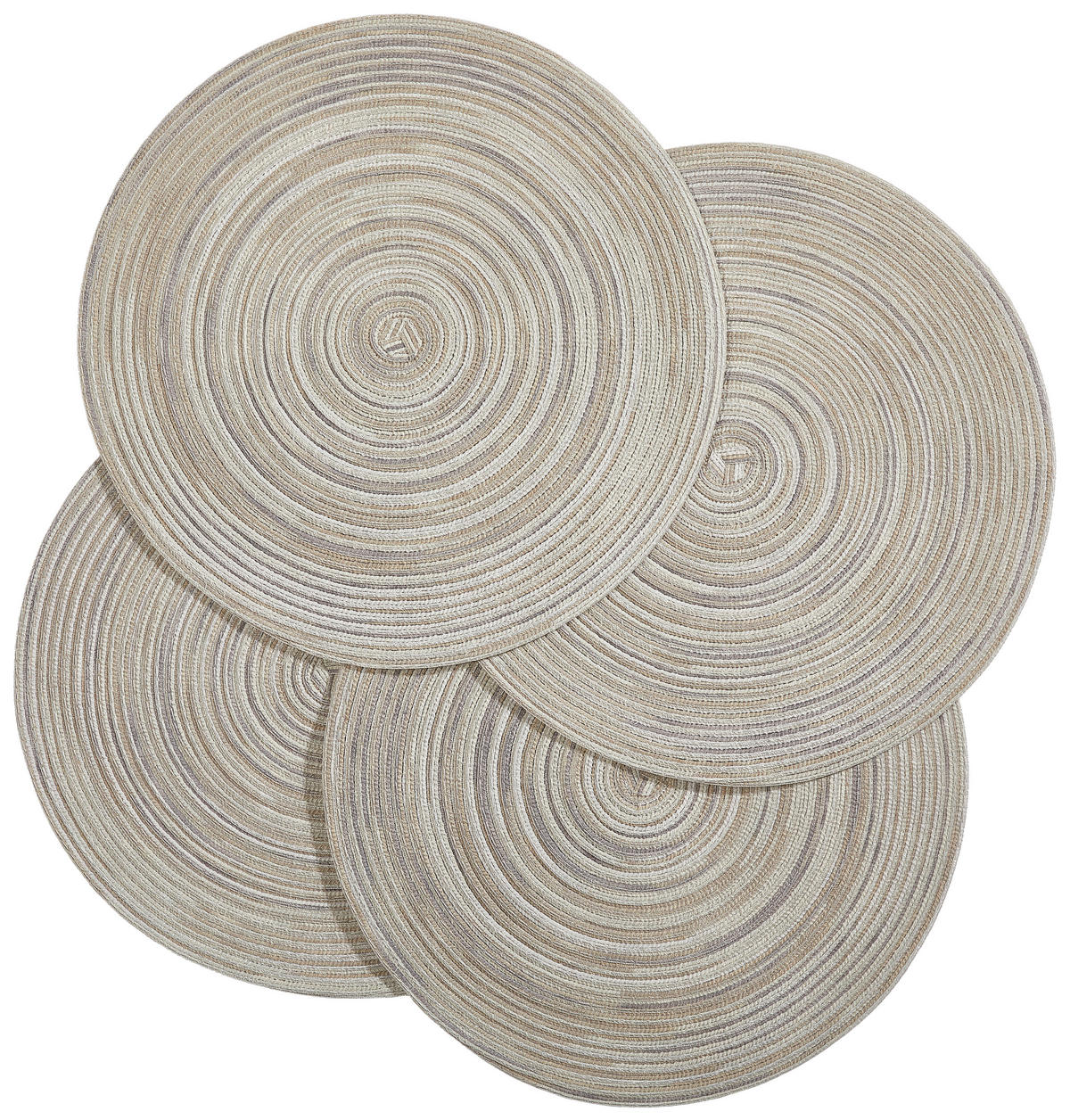 Étkezőalátét 4 db-os szett textil  - taupe, Konventionell, textil (38cm) - Esposa
