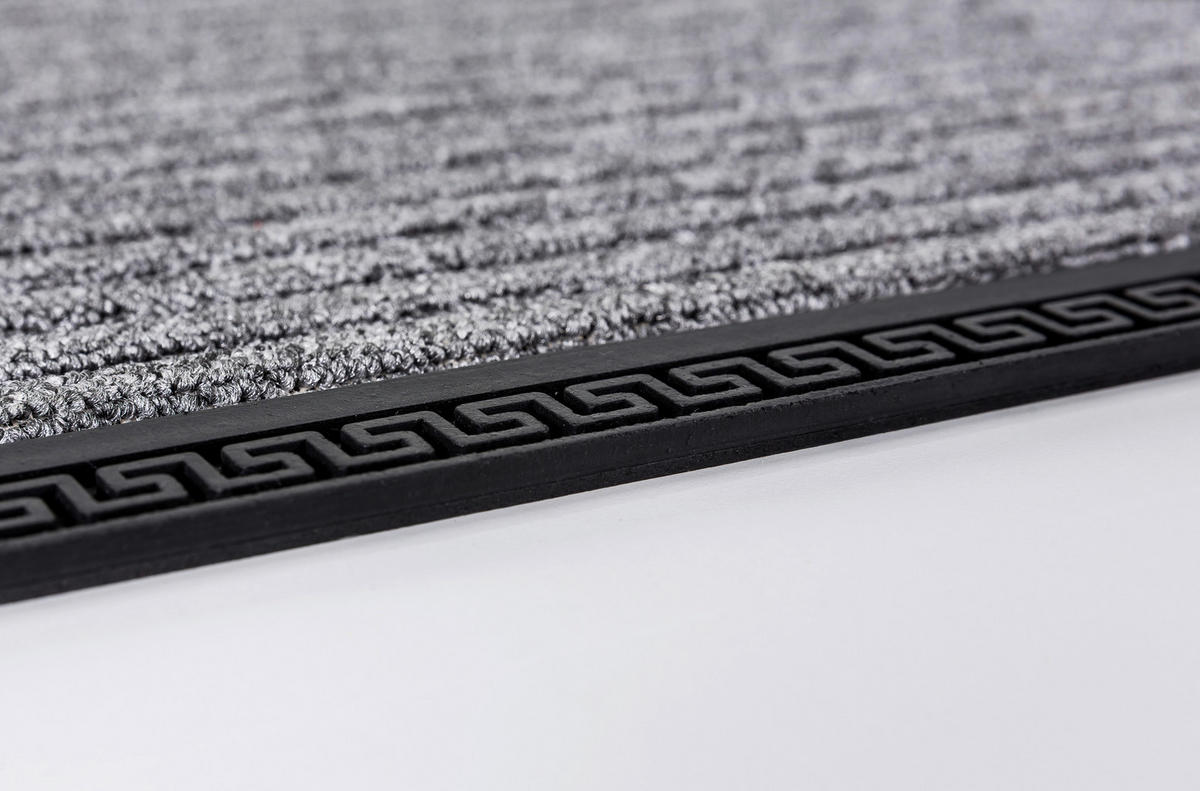 FUßMATTE 40/70 cm Border Star  - Grau, KONVENTIONELL, Textil (40/70cm) - Esposa