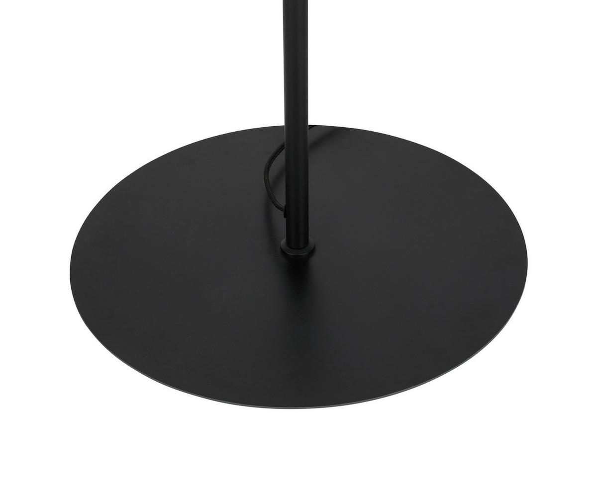 LED-STEHLEUCHTE - Chromfarben/Schwarz, Design, Glas/Kunststoff (34/168cm) - Dieter Knoll