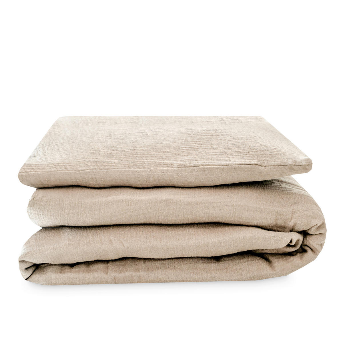 BABYBETTWÄSCHE 100/135 cm  - Sandfarben, Basics, Textil (100/135cm) - Atrigo