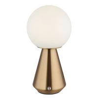 PORTABEL LAMPA SORA 12/23,5 cm   - vit/kopparfärgad, Klassisk, metall/plast (12/23,5cm) - Globo
